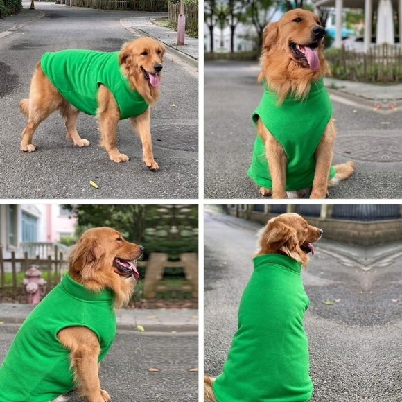 Lovelonglong Dog Winter Vest Warm Breathable Dog Polar Fleece Vest Jacket, - Picture 3 of 4